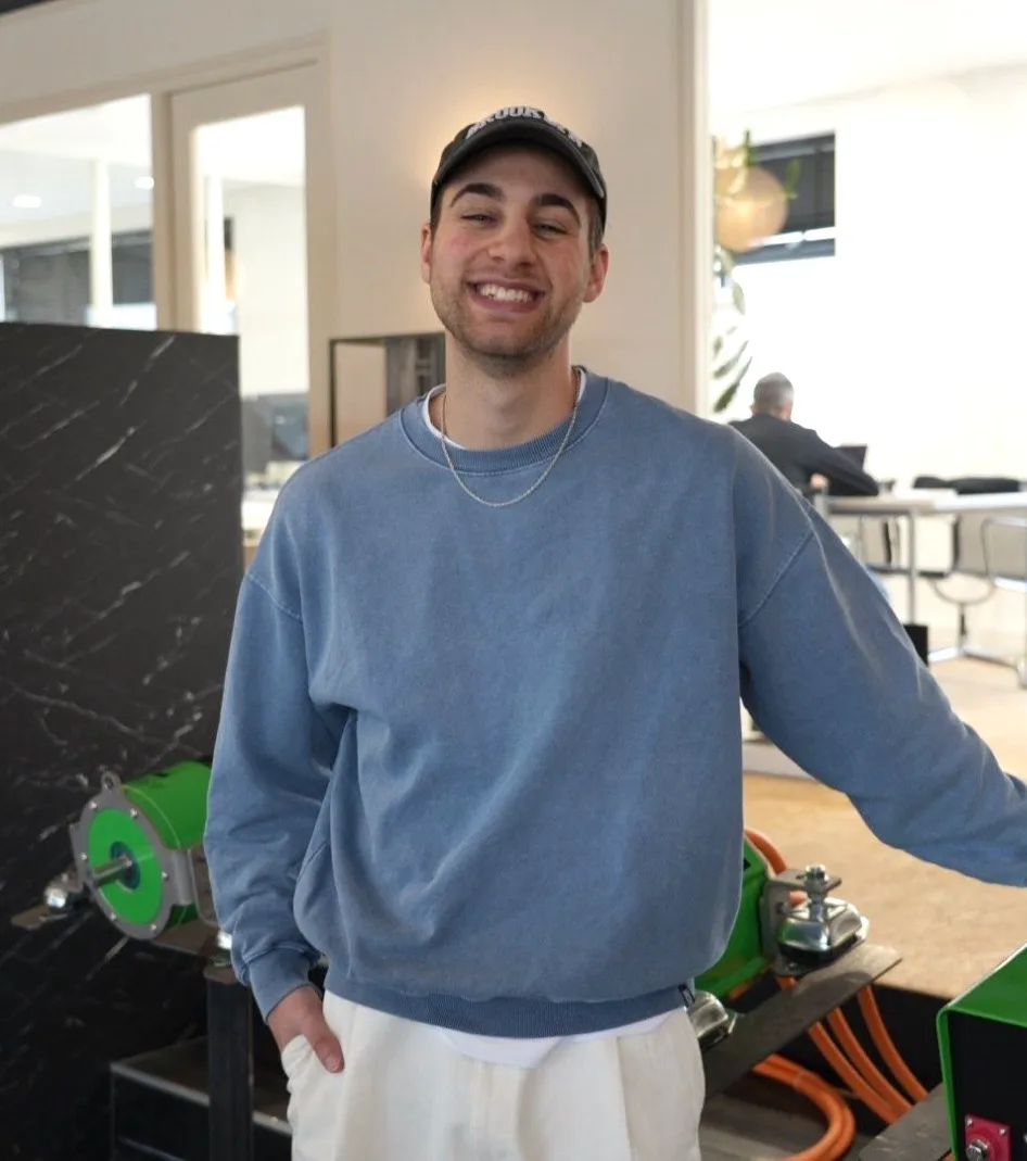 Jesse Fardin bij Green Marine Motors